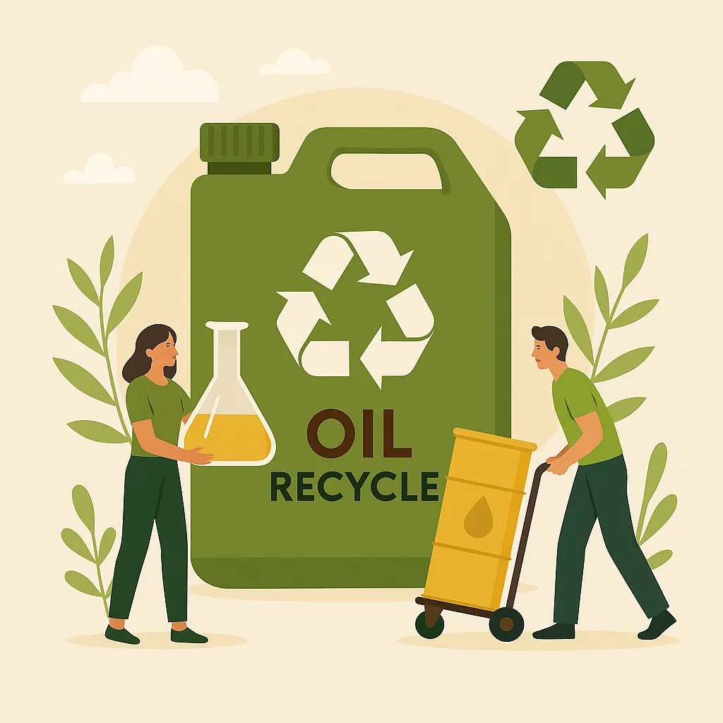 Ανακύκλωση περισυλλογή τηγανέλαιων